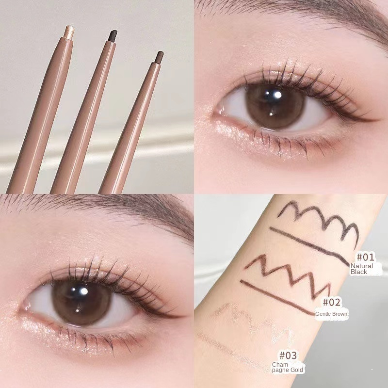 Bút Kẻ Mắt Màu Lì Ánh Ngọc Trai Bắt Sáng Không Thấm Nước Lâu Trôi