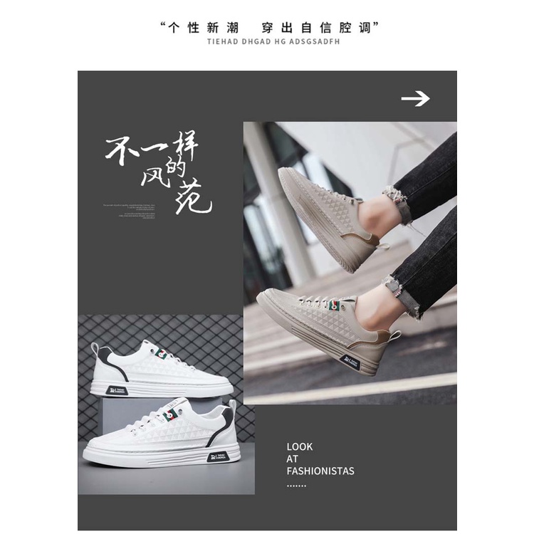 Mới Giày Thể Thao Thoáng Khí Phong Cách Hàn Quốc Thời Trang Cho Nam
