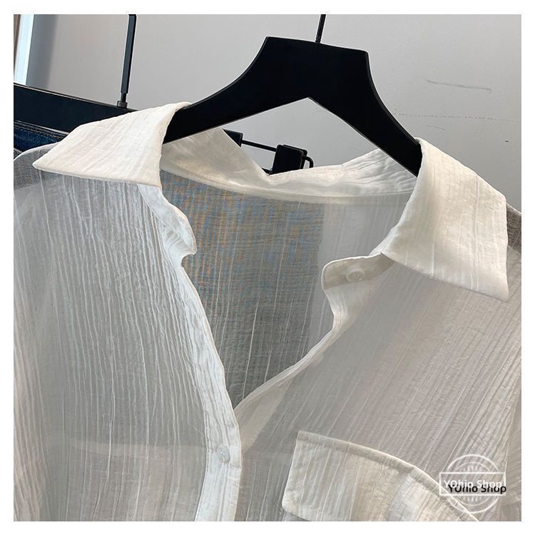 Áo Sơ Mi Màu Sắc Đơn Giản Thanh Lịch Cho Nữ