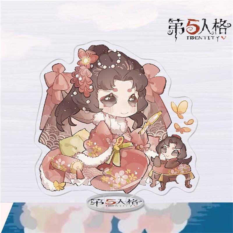 Mô hình Standee Game Identity V Cartoon Gardener Doctor Painter Geisha để bàn tượng nhựa acrylic trong suốt