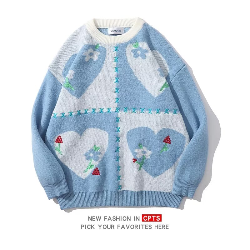 Áo sweater Tay Dài Cổ Tròn Phong Cách Thời Trang Đường Phố Cho Nam Giới