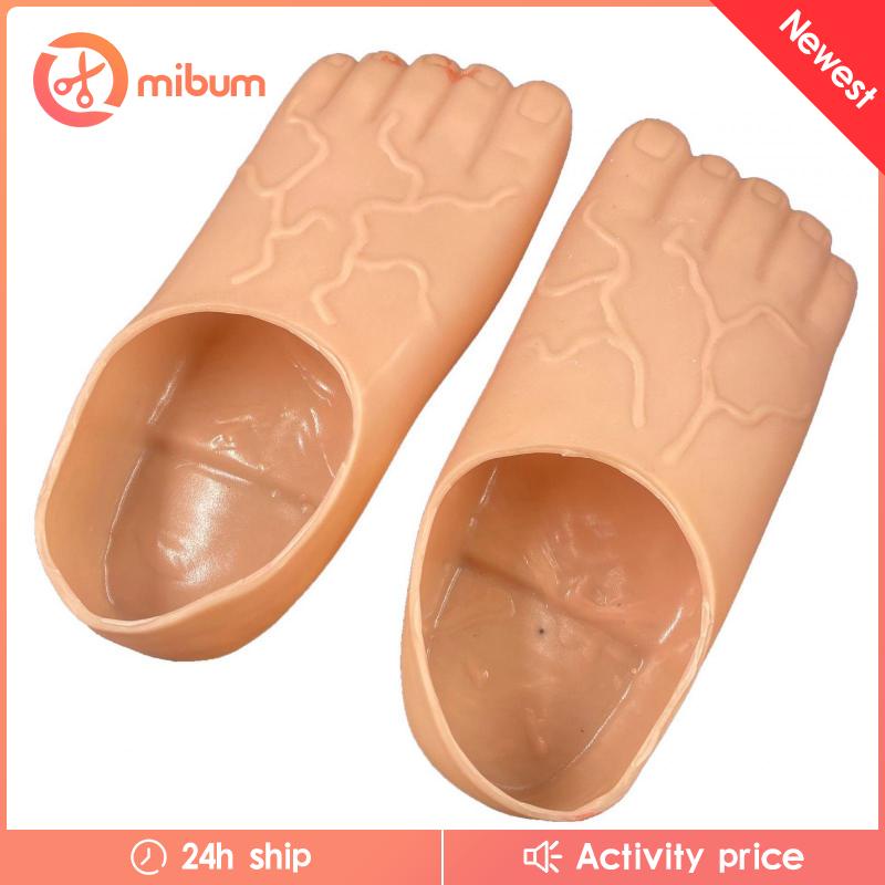 Dép Xỏ Ngón Hình Bàn Chân Trần Vui Nhộn Cho Tiệc Hóa Trang