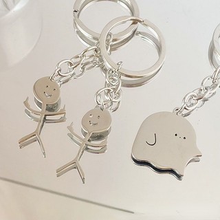 Dễ Thương Móc Khóa Hình Ma dango Vui Nhộn Cho Cặp Đôi