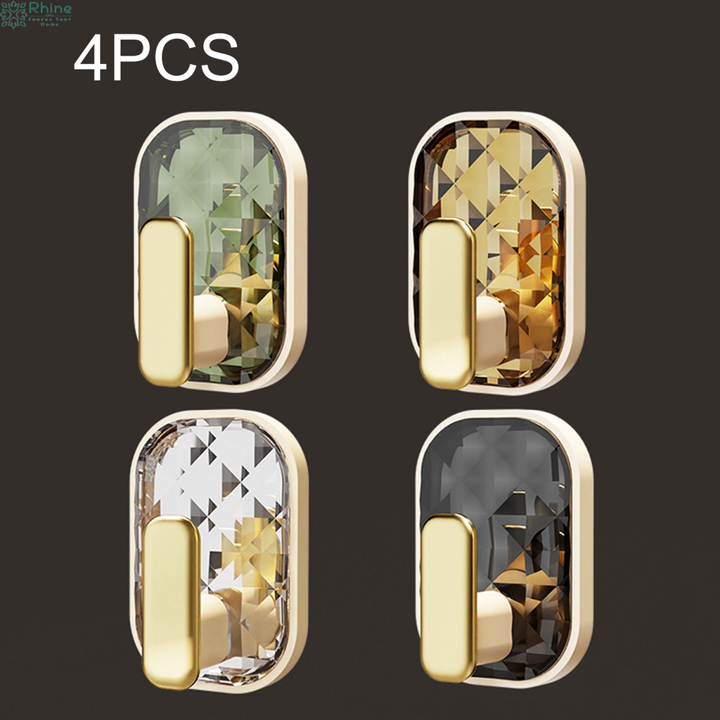 Móc Treo Khăn Tắm Dán Tường Bằng acrylic Siêu Dính Sang Trọng Trang Trí Nhà Cửa