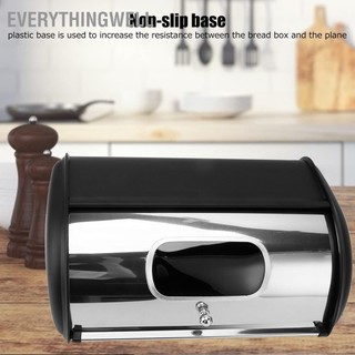 EverythingWell Thùng đựng bánh mì Hộp có cửa sổ nhỏ cho mặt bàn bếp snowa