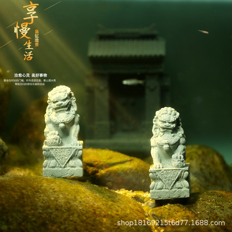 Đồ Trang Trí "Tượng Phật Nhỏ & Kỳ Lân" Phong Cảnh Non Bộ Nước Chảy Trang Trí Sen Đá, Sân Vườn/ Chậu Cây, DYI, Terrarium