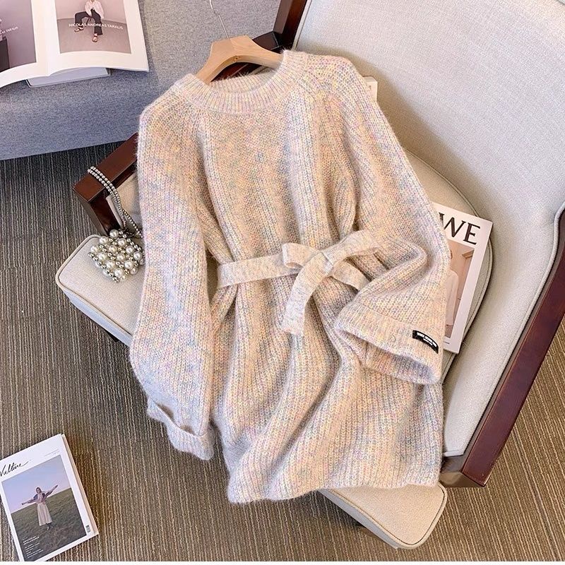 Plus Áo Len Sáp Mềm Dáng Rộng Thời Trang Thu Đông 2023 Cho Nữ