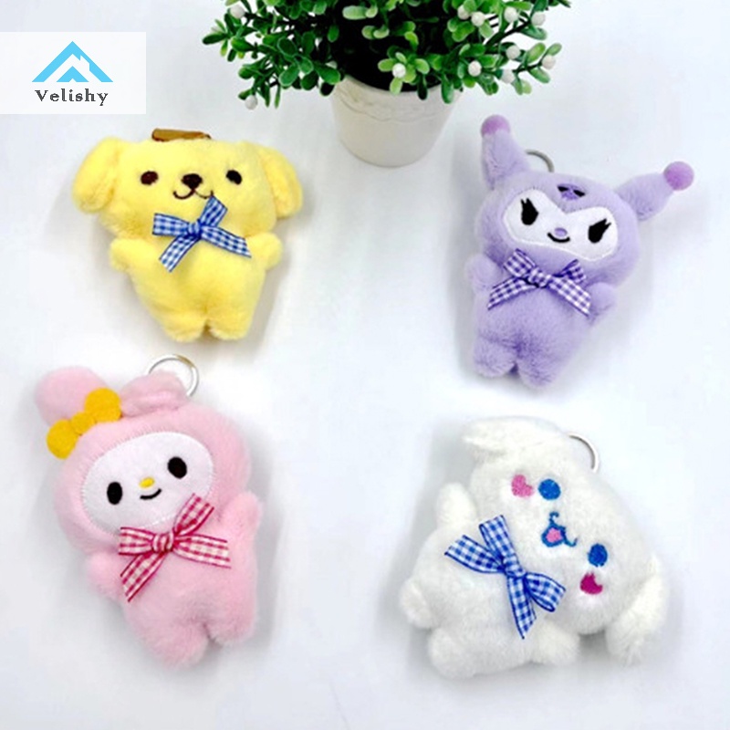 Velishy Búp Bê Nhồi Bông Hình hello kitty kuromi my melody cinnamoroll Đáng Yêu