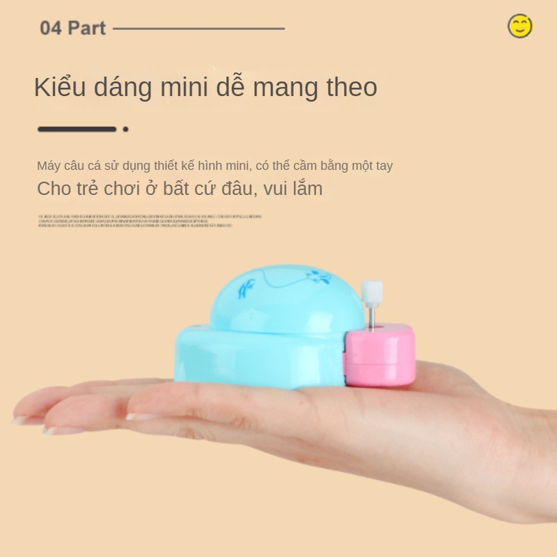 Cần Câu Cá Đồ Chơi mini Cho Trẻ Em Trên Nó