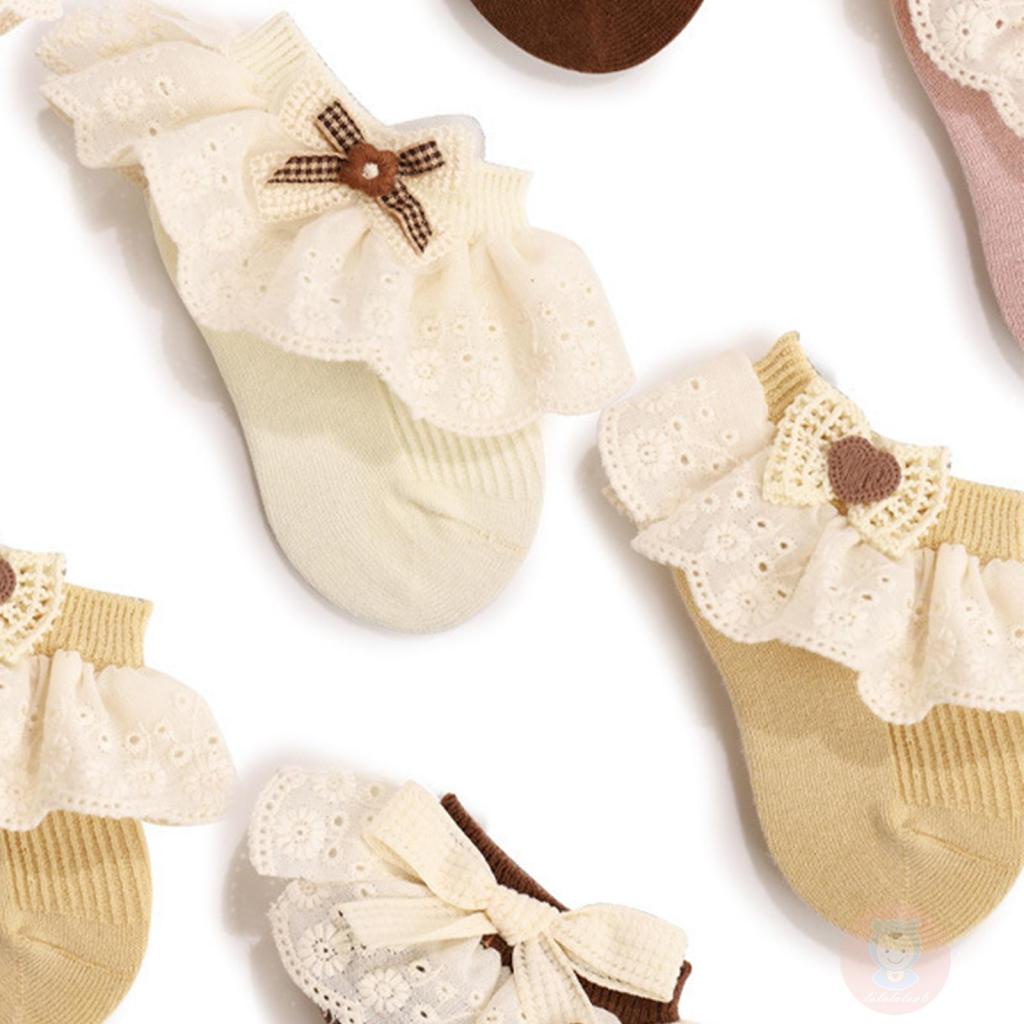 Đôi Vớ Thoáng Khí Dễ Thương Cho Bé Gái laa6-baby