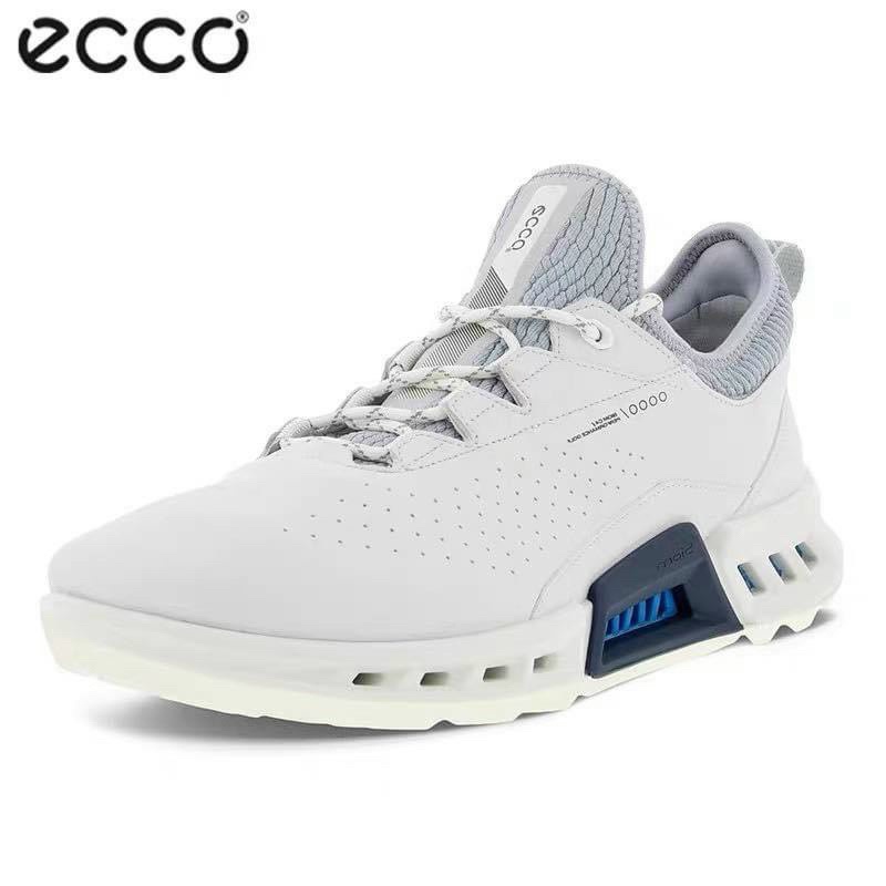 Giầy golf nam Ecco dây buộc - Giầy golf nam chất da chống nước full hộp