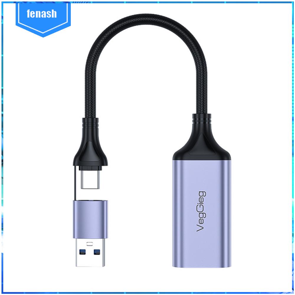 Máy Quay Video Chơi game grabber Bằng Hợp Kim Nhôm Có Thể Chuyển Đổi hdmi Sang usb / type-c ms2130 4k1080p Cho pc