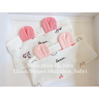 Set 2c mũ/nón che thóp sợi tre Avaler
