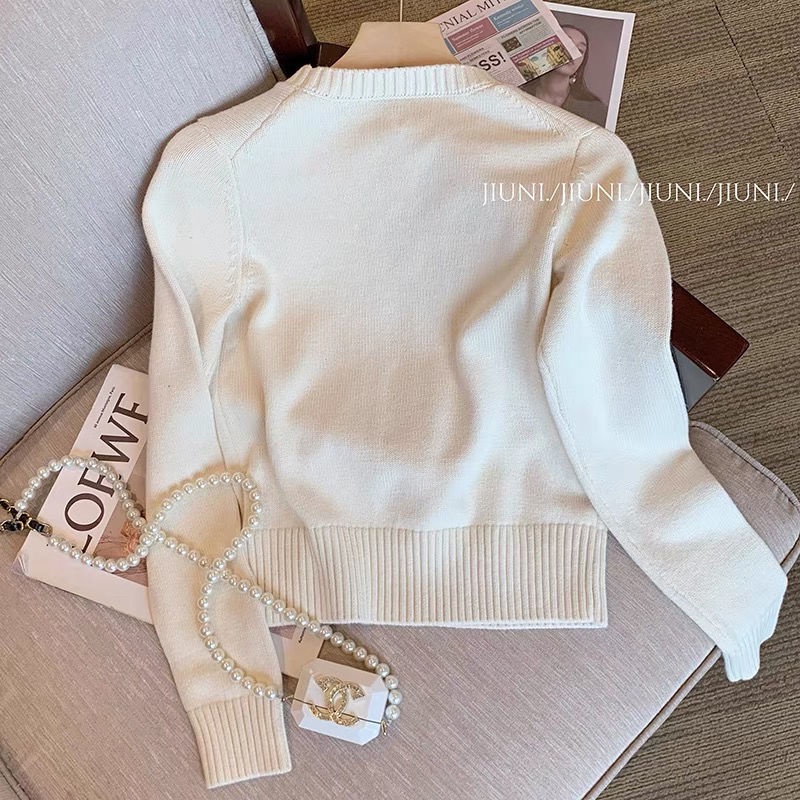 Áo sweater Cổ Tròn Tay Dài Thêu Họa Tiết Nhiều Màu Sắc Thời Trang Mùa Thu Mới Cho Nữ