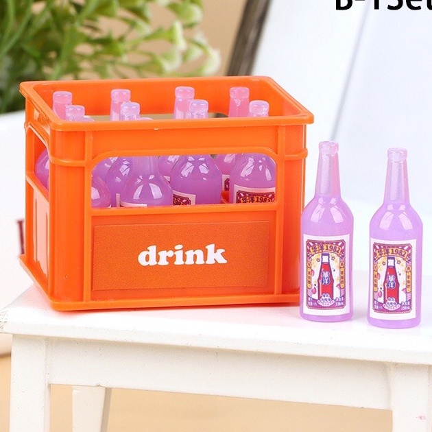 Mô Hình Thùng Bia Mini 1: 12 Dùng Để Trang Trí Nhà Búp Bê / Quán Bar