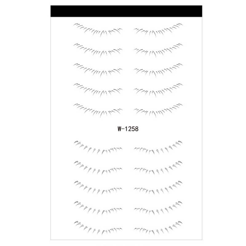 Miếng Dán Hình Xăm Tạm Thời Cho Lông Mi Giả