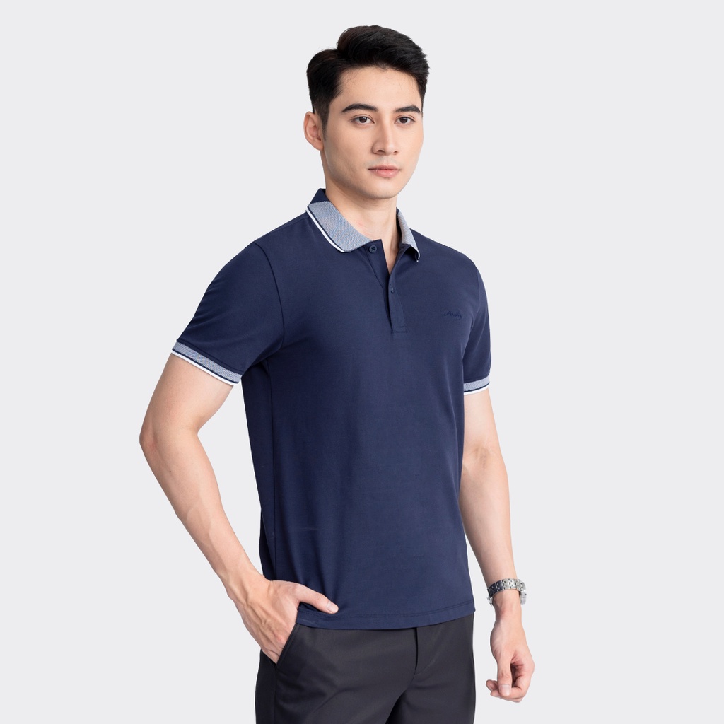 Áo polo nam ngắn tay ARISTINO phom Regular fit, chất liệu Cotton Organic thoáng khí, thấm hút vượt trội - APS166S3