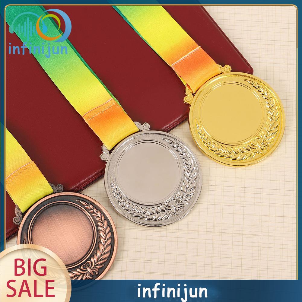 Huy Chương Giải Thưởng 2 Inch 1st 2nd 3rd Có Dây Ruy Băng Đeo Cổ Cho Bé