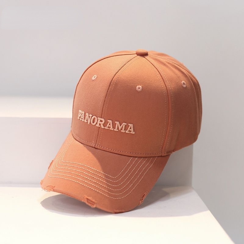 Mũ Lưỡi Trai Thêu Chữ Phối Rách Cá Tính