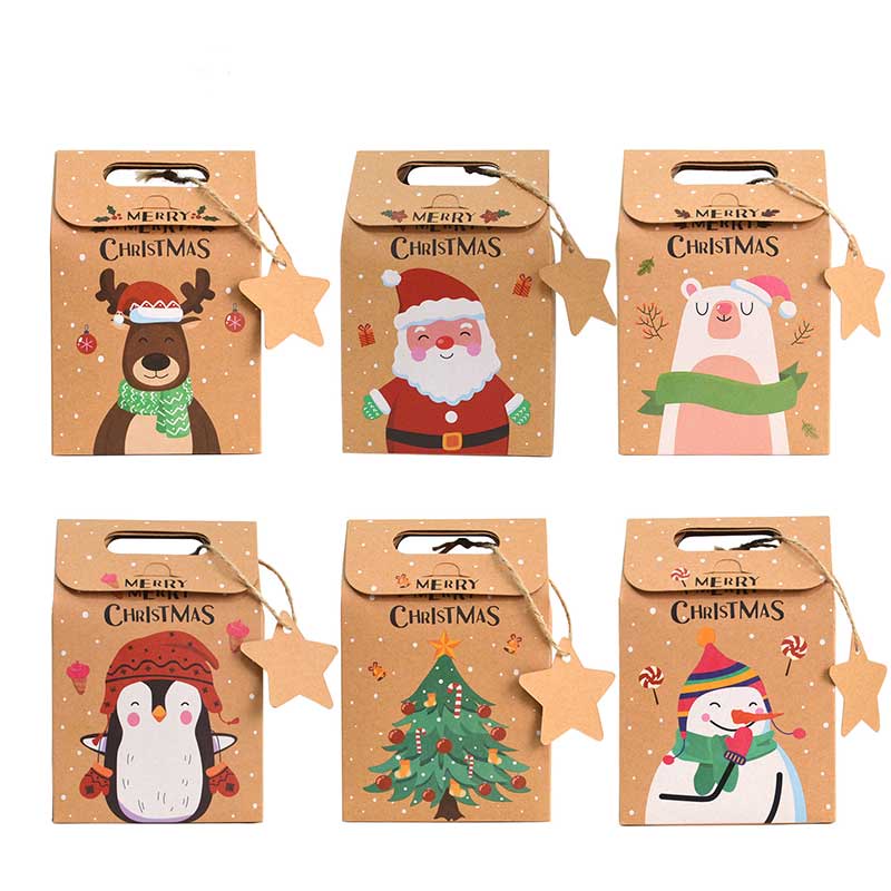 Set 1 / 3 Túi Giấy Đựng Quà Giáng Sinh Dễ Thương