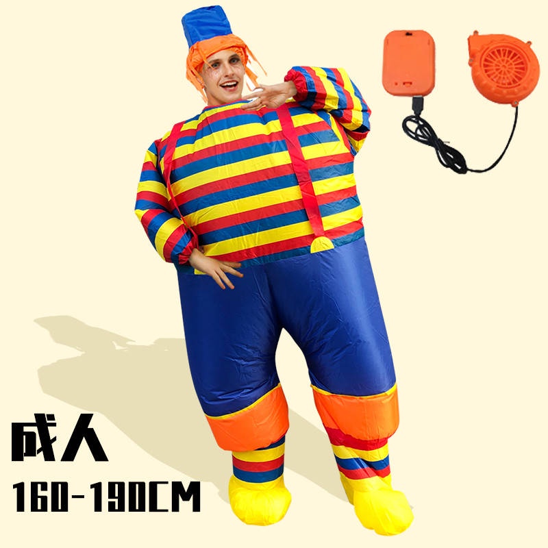 Sumo Bộ Đồ Bơm Hơi Hóa Trang halloween Chú Hề Vui Nhộn