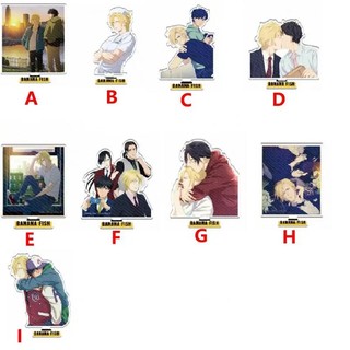 Móc khóa Anime Stand Banana Fish Ash Lynx Okumura Eiji Acrylic Figure Phụ kiện trang trí túi xách Balo