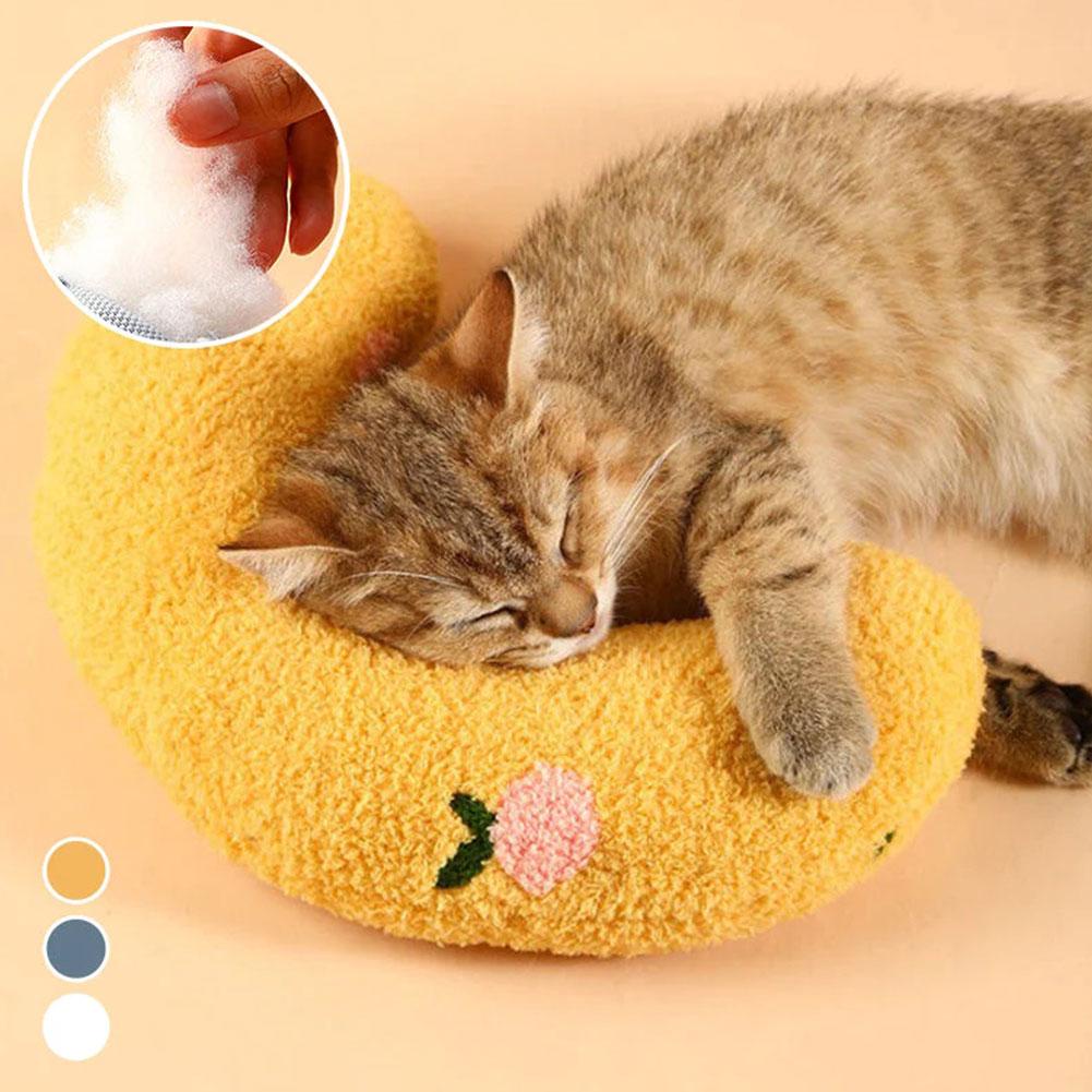 Gối Ngủ Mềm Mại Thoải Mái Hình Chữ u Dành Cho Thú Cưng w4k5