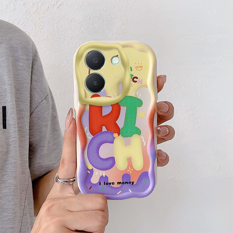 Ốp lưng vivo y36 Ốp Điện Thoại Họa Tiết Kem Nhiều Màu Sắc Cho vivo y36 4g