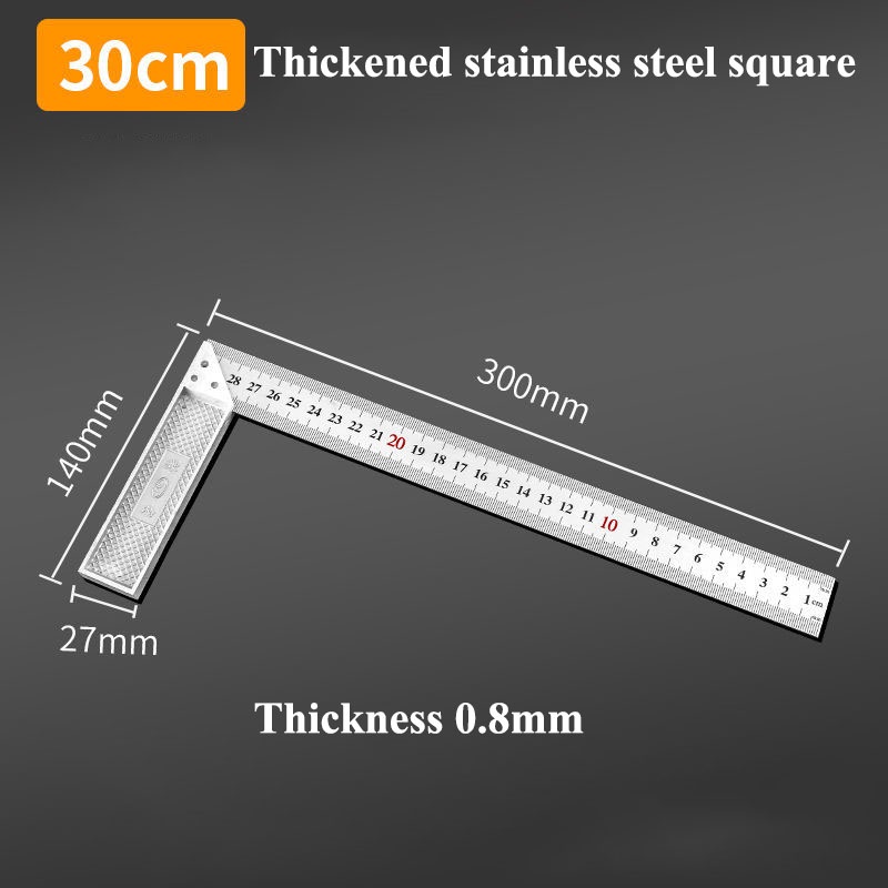 Thước Đo Góc Hình Chữ l Bằng Thép Dùng Trong Làm Mộc