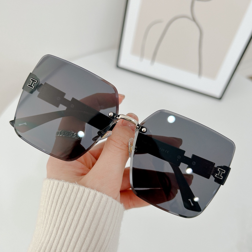 Kính Mát Gọng Vuông Không Gọng Thời Trang Mới Cho Nam Và Nữ