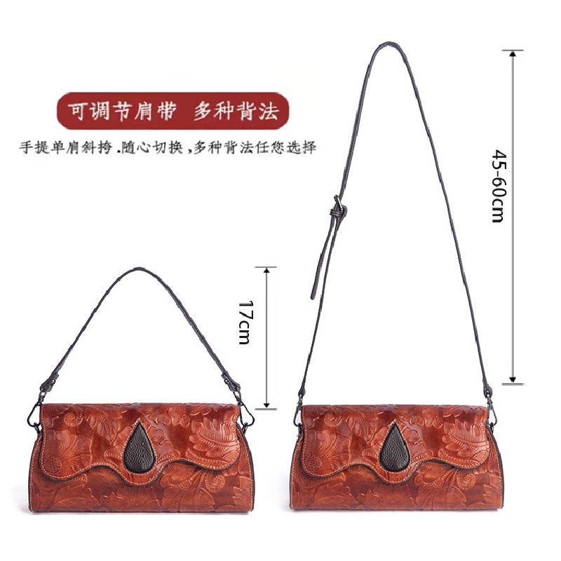 Mới Túi Xách Da Bò Đa Năng Phong Cách retro Cho Nữ