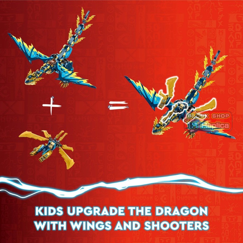 Đồ Chơi Lắp Ráp ninja series 71796 dragon war queen mecha 71796