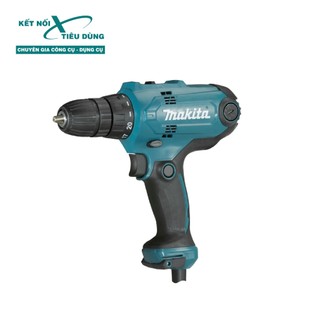 Máy khoan búa và vặn vít makita kết nối tiêu dùng 10mm hp0300 và df0300 công suất 320w
