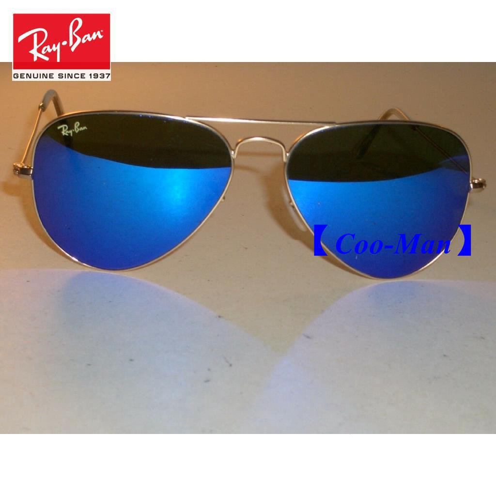 RAYBAN Ngân Hàng Tia uv Chính Hãng rb3025 58 14 Màu Xanh Dương / Nâu / Vàng Kèm Gương999999999999999999999999999999999999999999999999999999999999