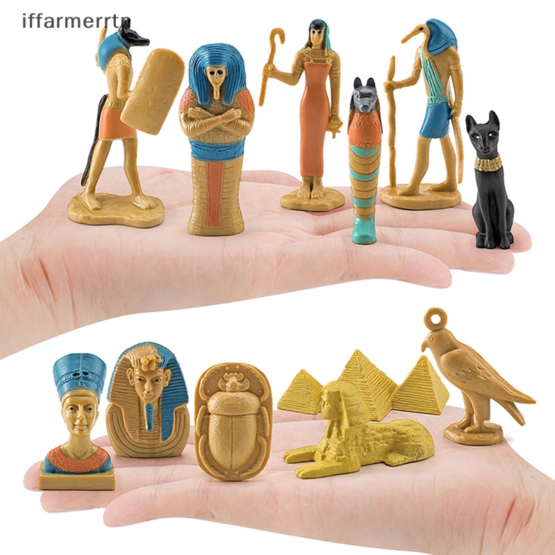 Bộ 12 Mô Hình Búp Bê Ai Cập Cổ Đại