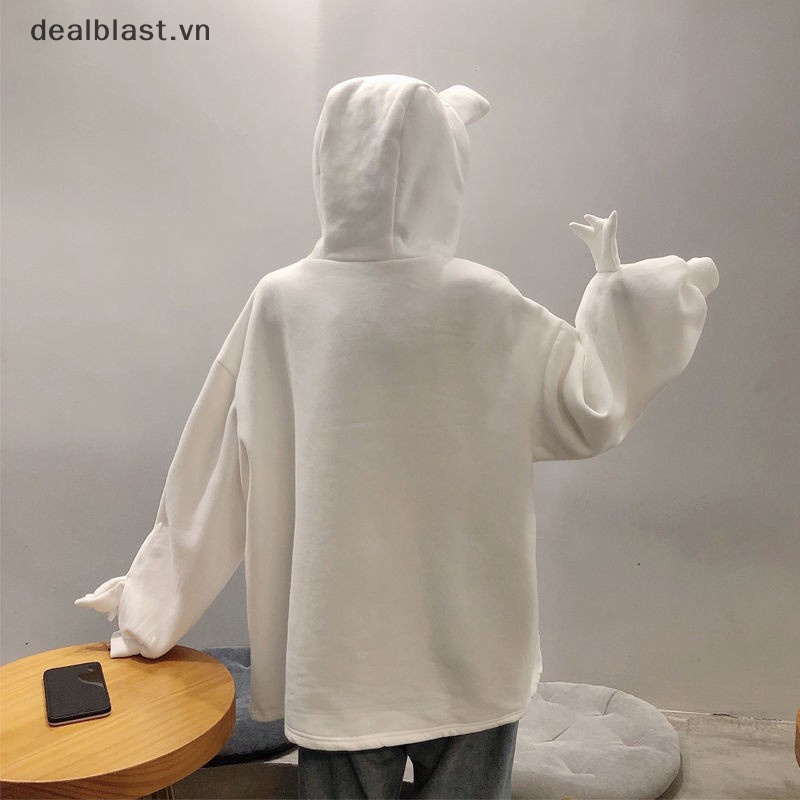 Áo hoodie ếch dáng rộng thời trang phong cách Hàn Quốc Áo sơ mi nữ retro phù hợp với học sinh