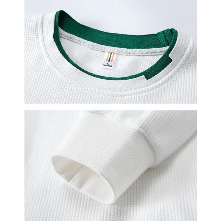 Áo Thun Tay Dài Cổ Tròn Dáng Rộng Thời Trang Thu Đông Cho Nam size m-3xl2023