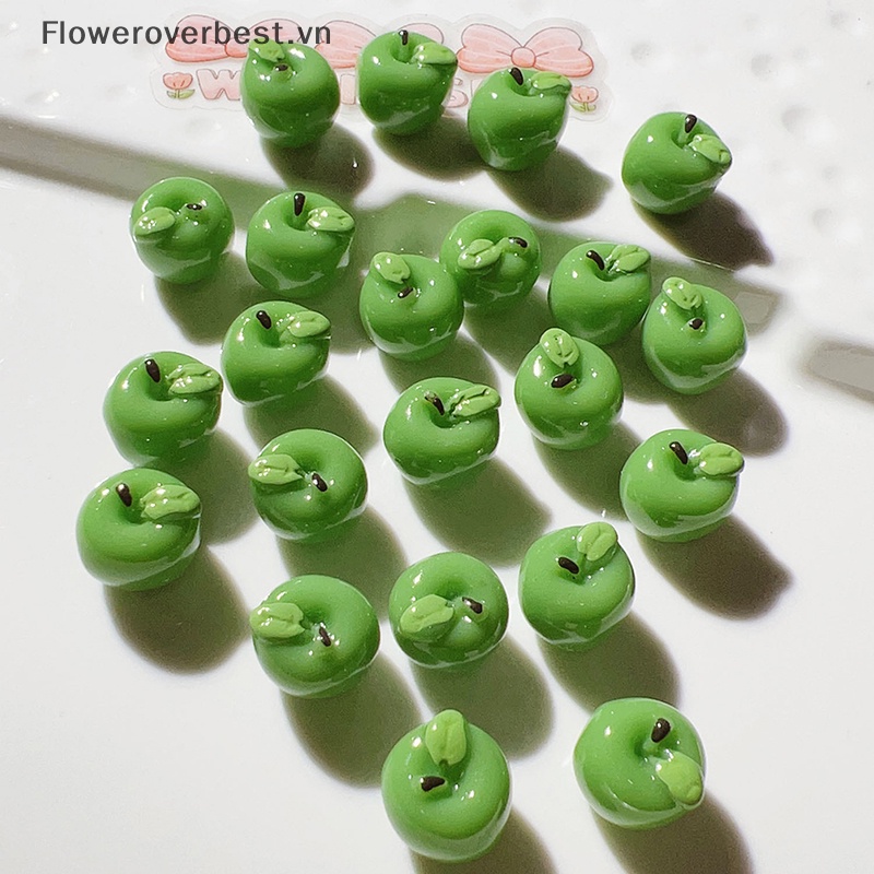 Set 5 Quả Táo Giả mini Tỉ Lệ 1: 12 Dùng Để Trang Trí Nhà Búp Bê