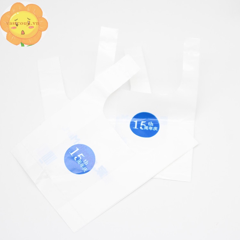 Vastji Set 2 Túi Mua Sắm pe mini Trang Trí Nhà Búp Bê Tỉ Lệ 1 / 12 vn