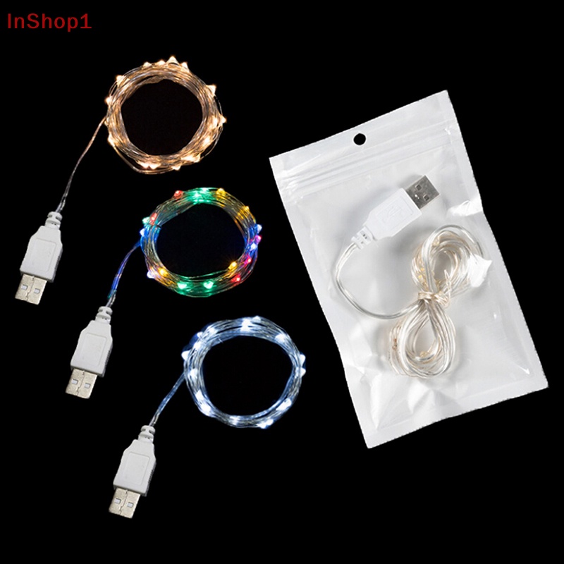 Dây Đèn led 2m 20led 3m 30led usb Trang Trí Đa Năng
