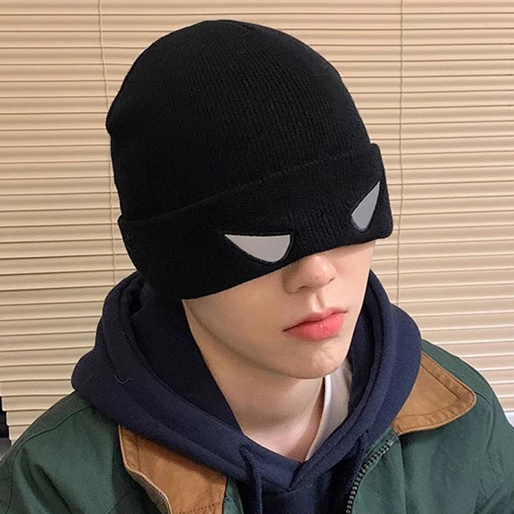 Hat Men's Loose Big Head Circumference Boys Knitted Hat Men's Winter Couple Woolen Cap Men's Fashion
