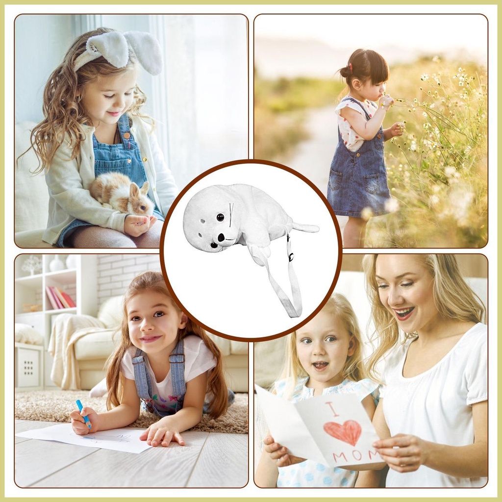 Ba Lô Thú Nhồi Bông Hình Động Vật Biển Dễ Thương Vui Nhộn Dành Cho Bé Trai Và Bé Gái aseavn aseavn