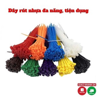 Combo 10 dây thít nhựa - dây rút nhựa - lạt nhựa loại 10cm 15cm 20cm