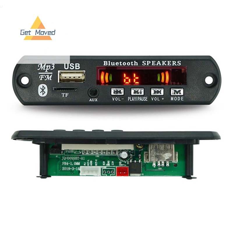 Bảng Mạch Phát Nhạc mp3 5.0 5v mp3 usb tf fm Kèm Điều Khiển Từ Xa Cho Xe Hơi Mới