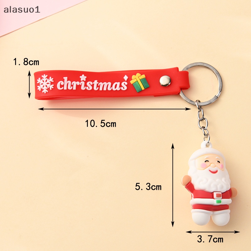 Móc Khóa Ba Lô / Móc Khóa Trang Trí Túi Xách Hình Ông Già Noel Hoạt Hình Dễ Thương xmax
