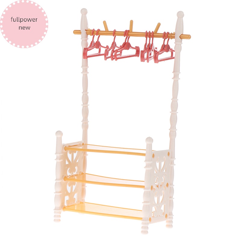 Fullpowernew 1 Bộ Móc Treo Quần Áo Búp Bê 30cm vn