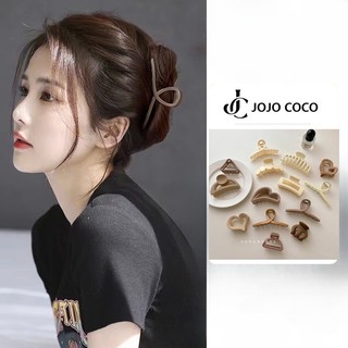 Jojo coco kẹp tóc hình cá mập màu nhám cỡ lớn phong cách quyến rũ cho nữ
