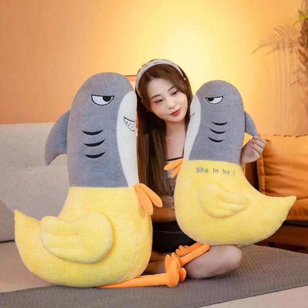 Mmluck Đồ chơi nhồi bông Hình Cá Mập / Gà / Gà Mềm Mại Đáng Yêu