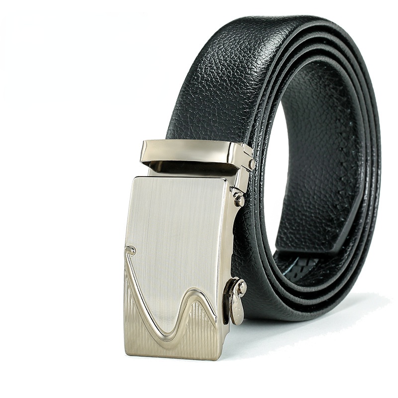 Thắt Lưng Da pu Khóa Kim Loại 3.5cm Thời Trang Cao Cấp Cho Nam