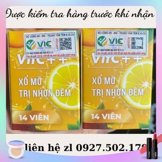 ] viên xổ mỡ ban đêm vitc chính hãng 1 hộp 14 viên - xổ mỡ vitc kẹo dứa